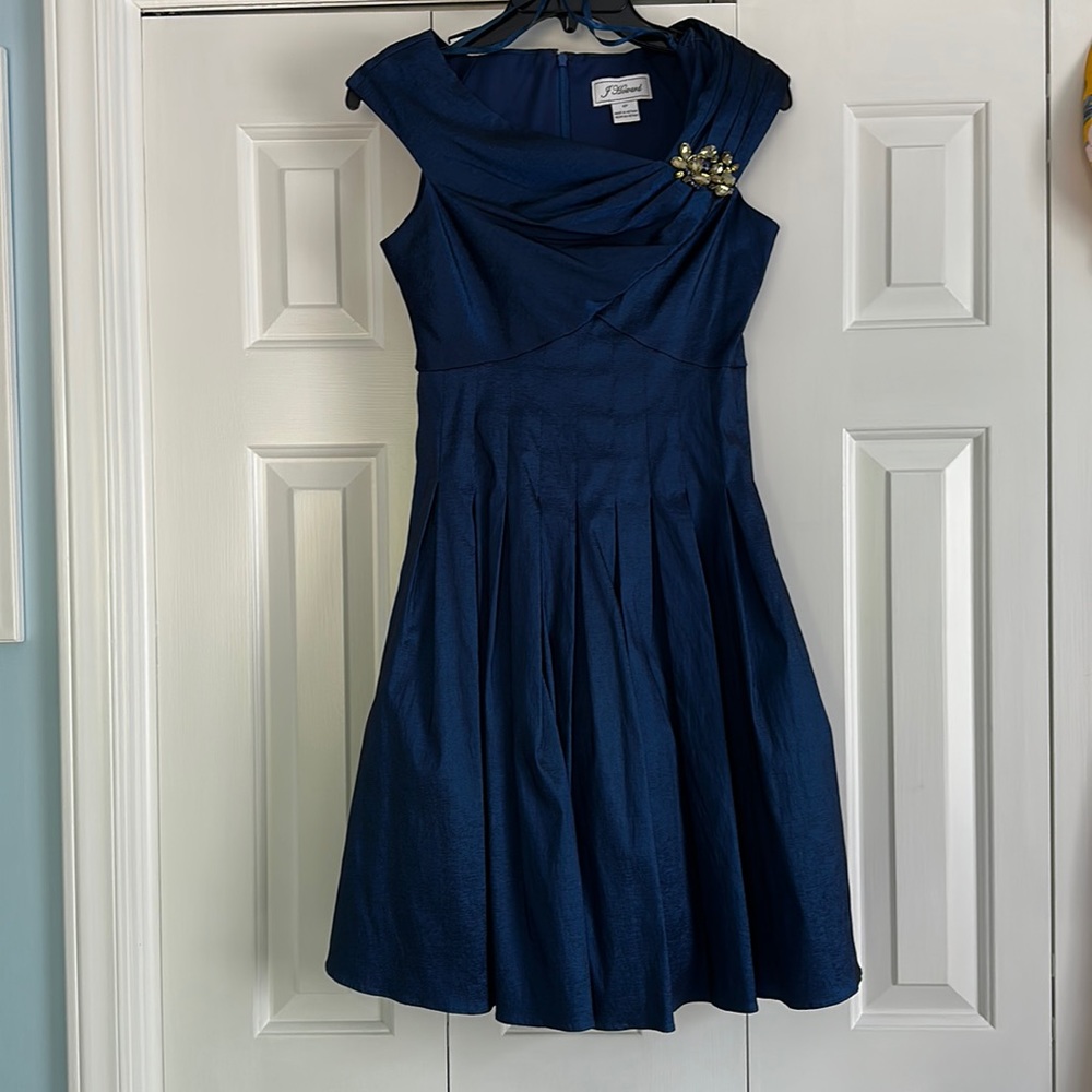 J Howard Midnight Blue cocktail dress size 4P